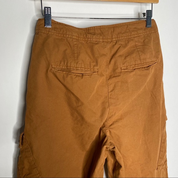Free People | Burnt Orange Taper Leg Cargo Pants - Picture 6 of 8
